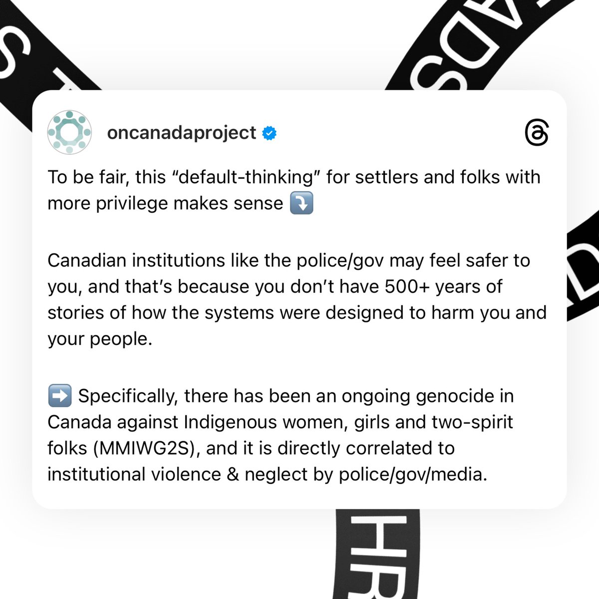 oncanadaproject's tweet photo. “Once in happenstance, twice is coincidence and three times is enemy action” 

What’s happening in Winnipeg isn’t an anomaly, it’s part of a long-standing Canadian pattern of violence and neglect against Indigenous peoples

#SearchTheLandfill ! #MMIWG2S https://t.co/zjMVucalLQ