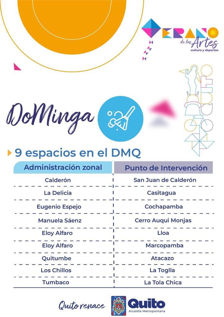 MunicipioQuito's tweet image. ⛏️ #DoMinga | Este domingo juntémonos para prevenir incendios forestales. Únete a esta minga con tus familiares y vecinos 🤜🏼🤛🏾.

Mira los implementos que puedes llevar y acude a uno de los nueve puntos estratégicos de Quito.

¡Te esperamos!

Con unidad #QuitoRenace