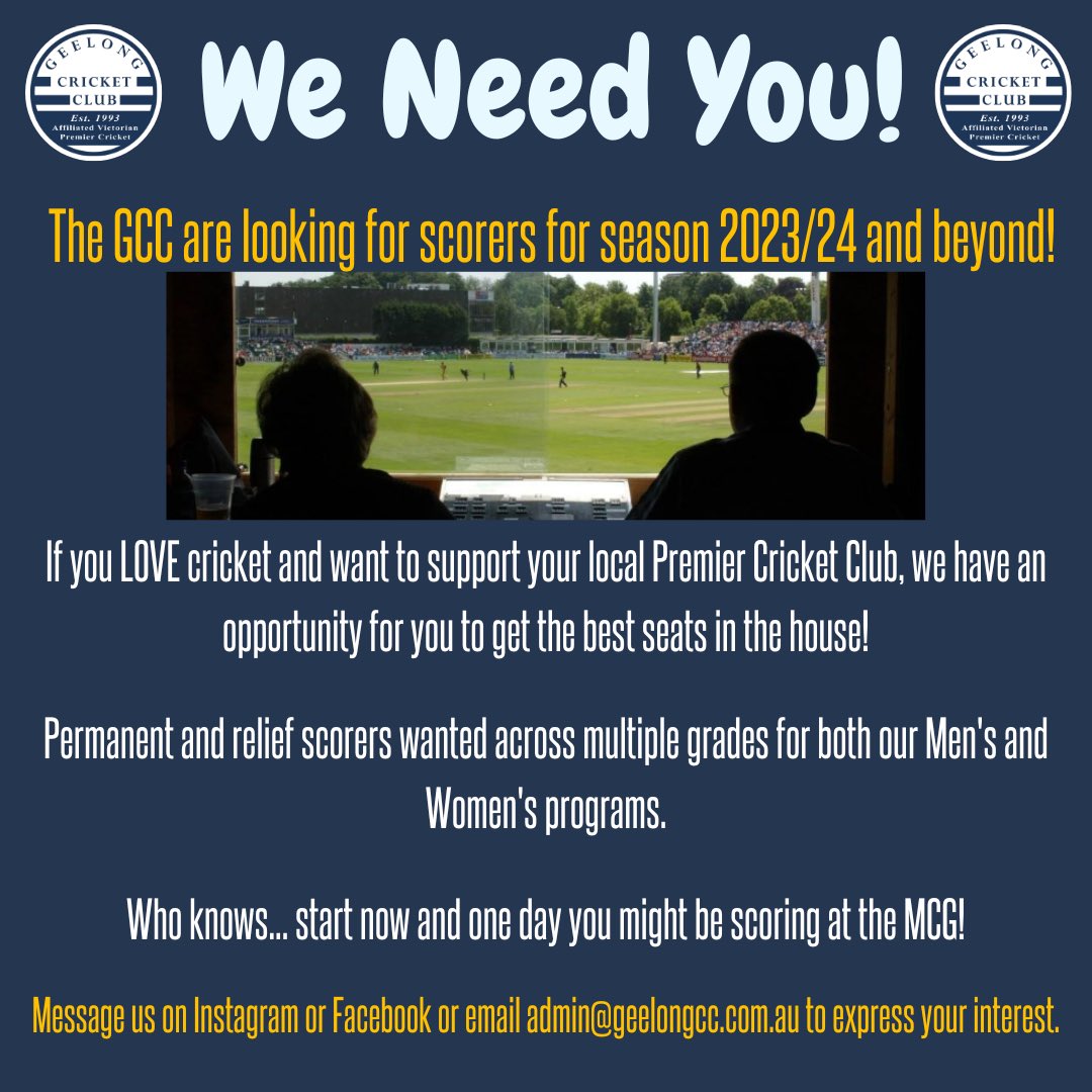 Geelong Cricket Club (@geelongcc) on Twitter photo 