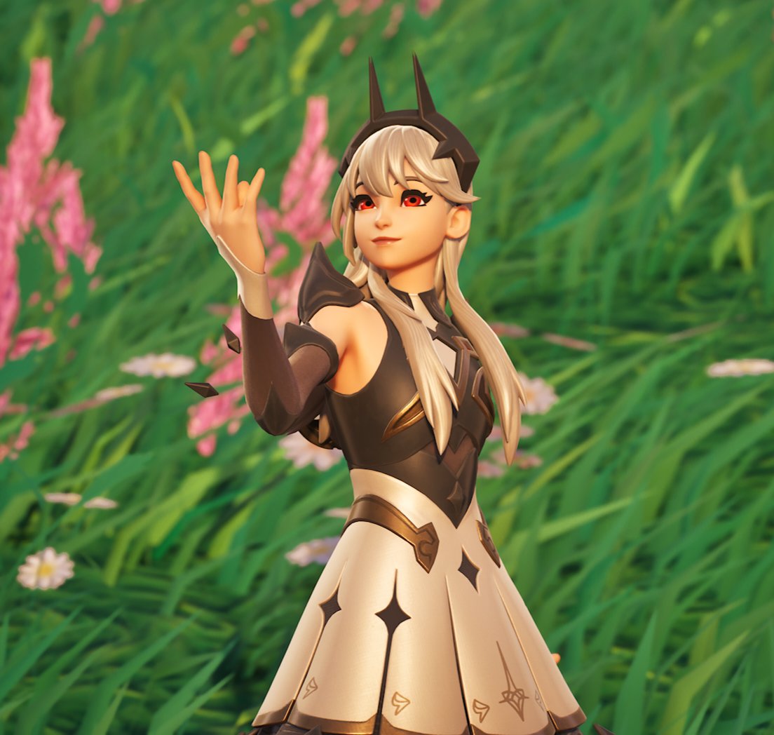 Fortnite_OFTO's tweet photo. I've been seeing a lot of her around, so tada. This character was very adorable to rake pictures of. #fortnite #fortnitephotography #Fortography #OFTO https://t.co/bQmncnOHqx