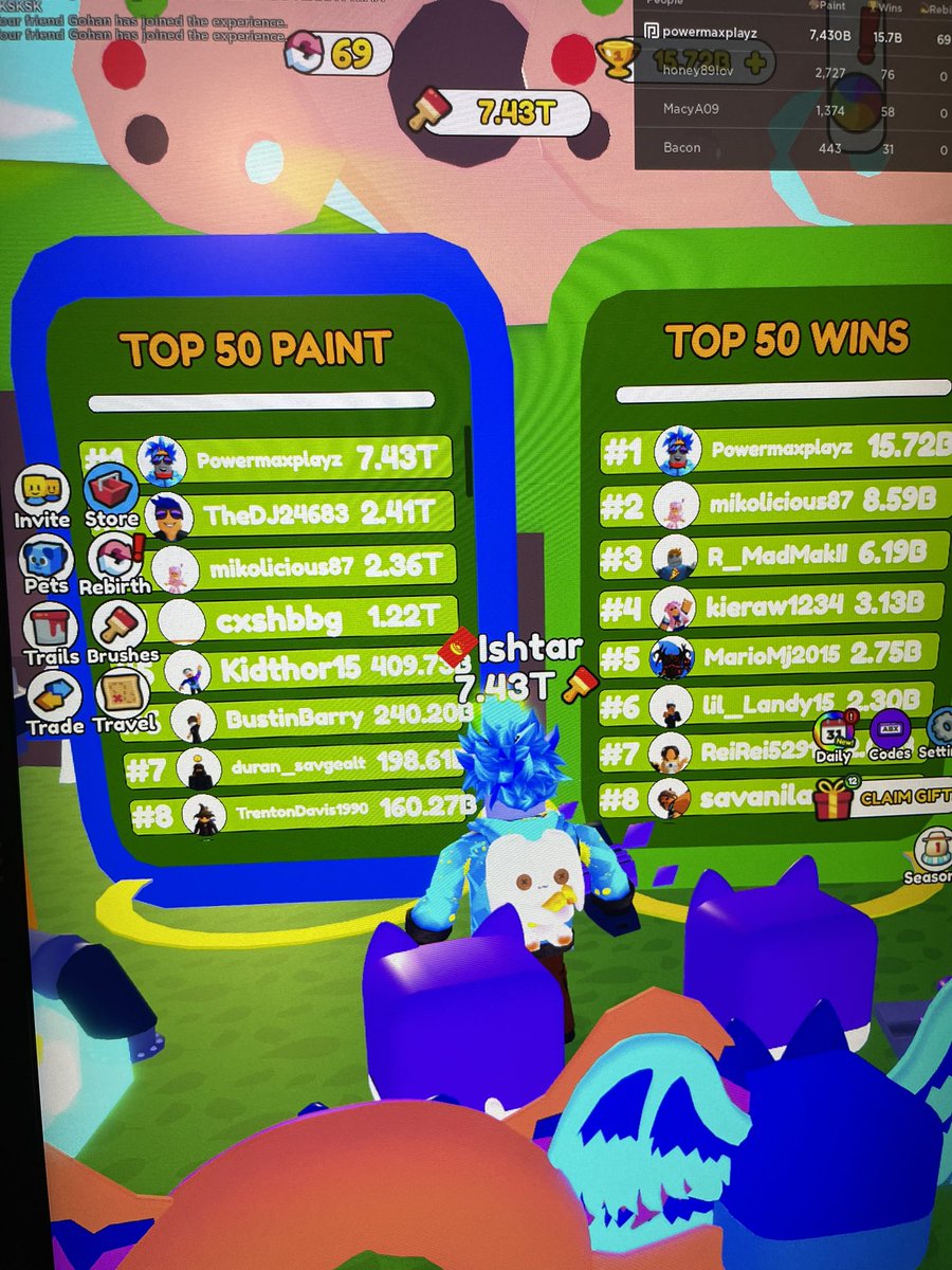 Fun game you got @m0del86 Check out #PaintAFriend @Roblox see how long I can hold first. #somethingnew #powermaxplayz #bunnnnypoweryt @BunnnnyZombie