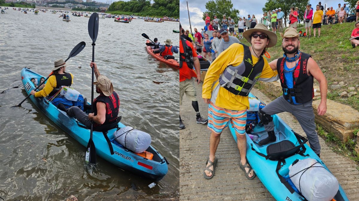 isaac_m_3's tweet image. As many of u know I competed in the #MR340 earlier this week.

It was such a fun &amp;amp; exhilarating challenge that I got 2 compete in. We made it almost 70 miles but not quite fast enough 2 b able 2 stay in the race so we had to DNF. We had a headwind so going 2 blame that.