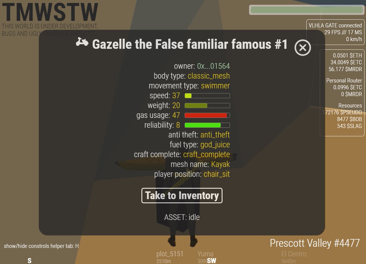 TMWSTW_NFT's tweet image. 🚨Light Vehicles is live on MAINNET #ETC 
come spend ur $SLAG at play.tmwstw.io (do cntrl+f5)
u still got a chance to craft low id number for the history