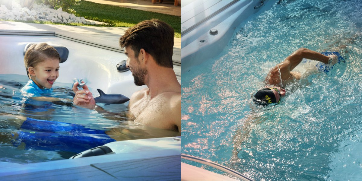 MasterSpas's tweet photo. Incorporate fitness and family fun into your daily life with a Michael Phelps Swim Spa by Master Spas. #fitness #familyfun #masterspas #relaxitsmasterspas https://t.co/NEKg3H1VYm