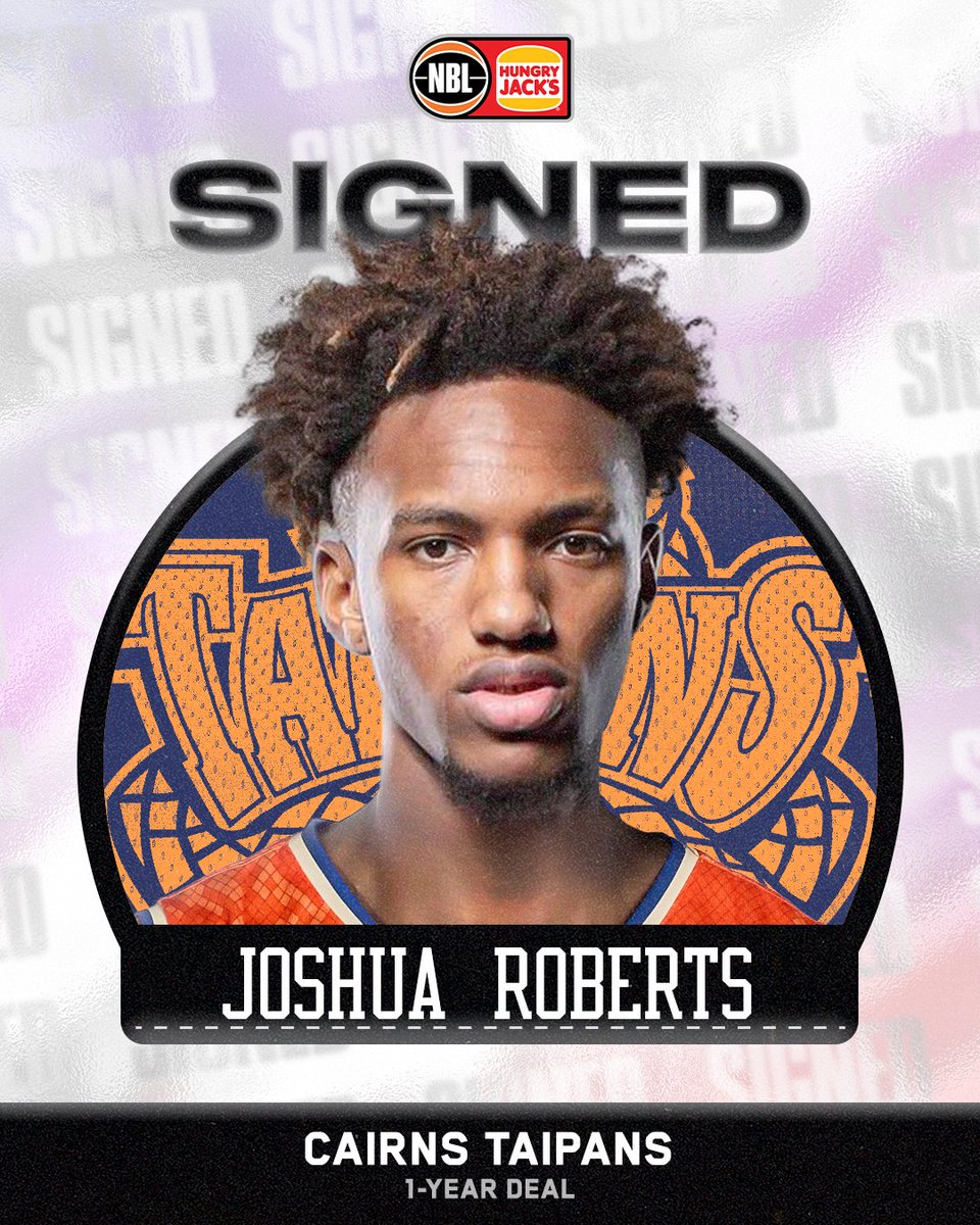 SIGNED ✍️

The <a href="/CairnsTaipans/">Cairns Taipans</a> have added an international flavour to their core by signing Josh Roberts as their final import for #NBL24 👀

Read more: bit.ly/3qpx7U5