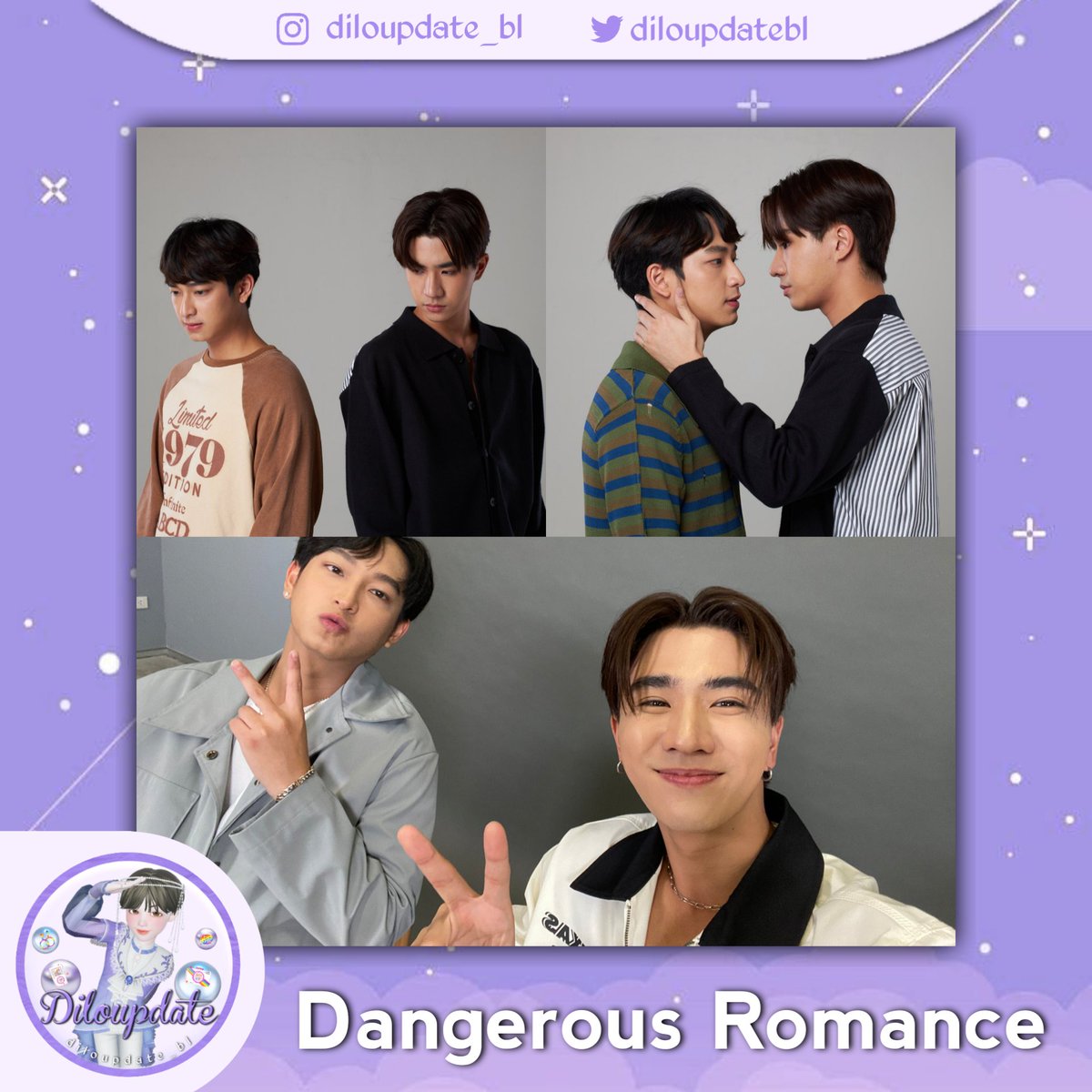 [#DangerousRomance #หัวใจในสายลม]

LOOK! Boys Love Thailand dari GMMTV, “ Dangerous Romance” telah mengungkap jadwal tayang!

Dibintangi oleh #PerthChimon Perth Thanapon dan Chimon Wachirawit.

▶️ Dijadwalkan tayang pada 18 Agustus 2023.

{#diloupdate #BL #ThaiBL}