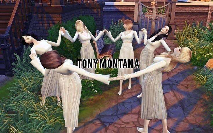 con que ella es el sacrificio para que presenten Tony Montana