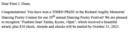 petedunnwords's tweet photo. I don't often write poetry but I'm beyond chuffed to be amongst the prize winners for https://t.co/QQcKeBP6kN 🩷

Looking forward to recording my first ever poetry reading... now I just have to practise my dramatic voice! https://t.co/ulyLCF9RxW
