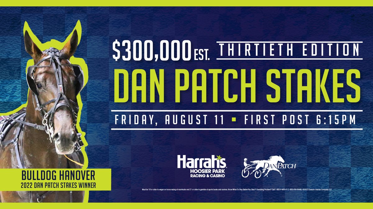 HoP_Racing's tweet photo. ๐จTHIS IS NOT A DRILL @HoP_Racing FANS!๐จ
We are officially just ONE WEEK away from the 30th edition of the Dan Patch Stakes on Friday, August 11th! Retweet if you know where you'll be next Friday night for #Patch30! #PlayHP https://t.co/JgVcDGEvmr