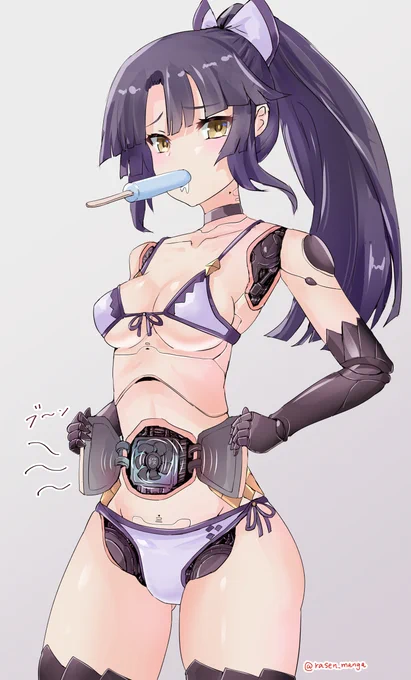 暑いので放熱してる段蔵ちゃん #FGO