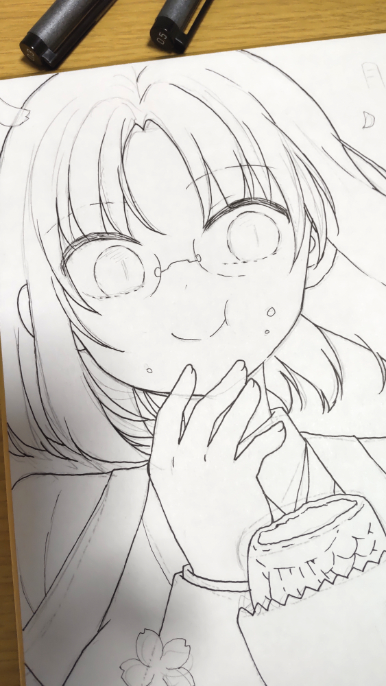 そして月刊アクションの方では10周年おめでとうな色紙が応募できますのでそちらもよろしくお願いいたしますー!!線画もつけとく!