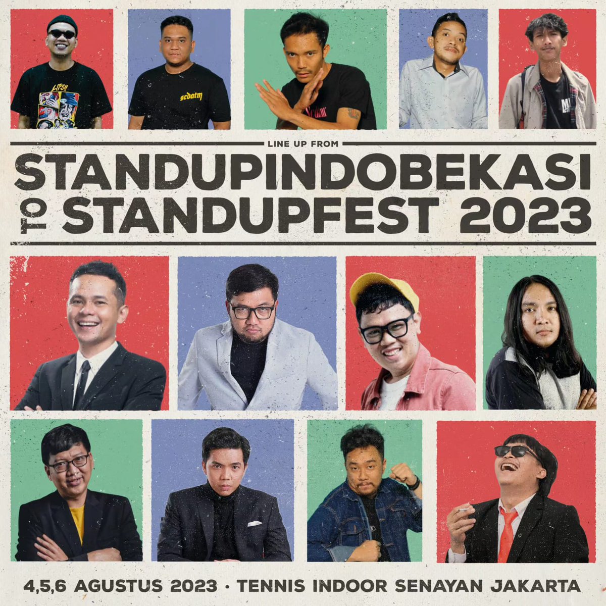 Kasih yg terbaik paling terbaik buat Standupfest yg dimulai hari ini abangkuuu!!!! <a href="/adjisdoaibu/">Adjis</a> <a href="/awwe_/">Awwe | Andi Wijaya</a> <a href="/bintangbete/">Bintang</a> <a href="/AryaNovrianus/">アリヤ •</a> <a href="/HernawanYoga_P/">HernawanYoga</a> <a href="/arif_brata/">Arif brata</a> <a href="/Jekibarr/">Barry Williem</a> <a href="/egiargians/">Egi Haw</a> <a href="/beloysoekamti/">BABIBOY</a> <a href="/nurarifinipin/">Nur Arifin</a> <a href="/akimbagil/">Abdul Hakim Ahmad</a> <a href="/DekiSutrisna/">Deki_sutrisna</a> dan Ratanca! Lancar dan Pecah Semua!!!!