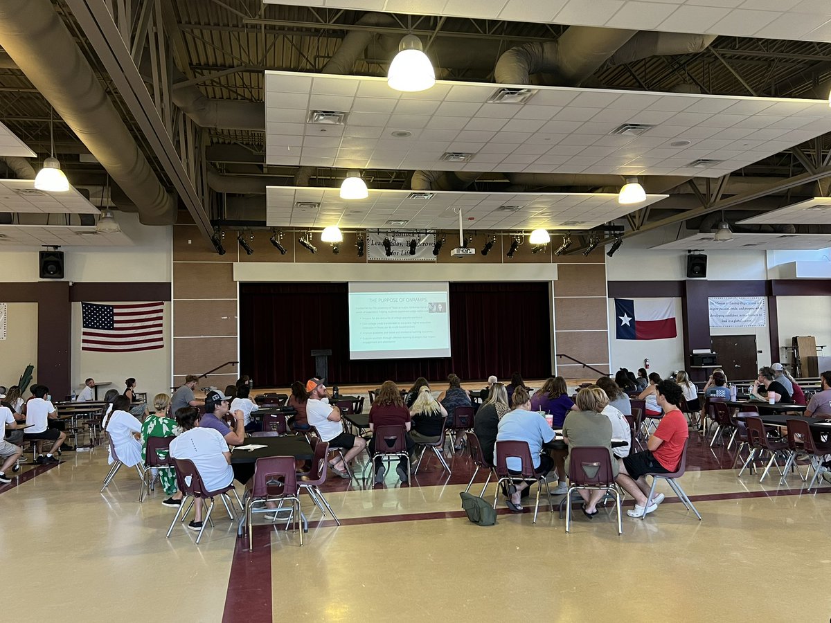 KGabrielBHS's tweet photo. Kicking off this school year with Stats On Ramps Parent Meeting! Excited for this opportunity for our students! #only1 #EFFORT #COMMIT https://t.co/cCzpeBOfMk