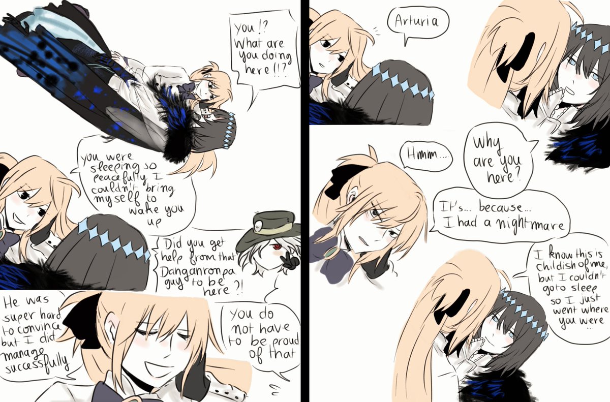 Comic before going to bed #FGO #FGOフェス