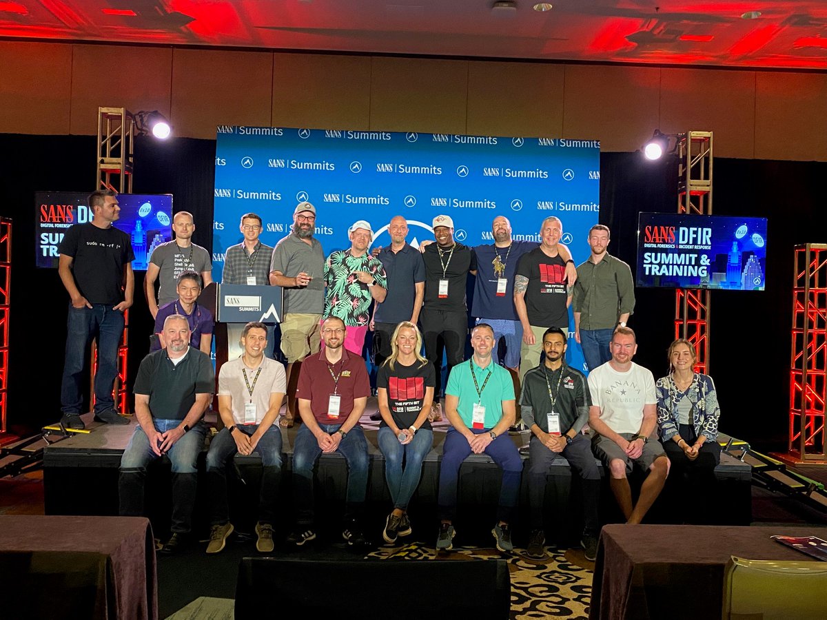 And that is all for today folks! Thank you to our advisory board members, speakers and attendees here in #Austin and online. We will be back tomorrow for more #DFIR 
Could not attend today? Join us tomorrow!
Register here sans.org/u/1pkc