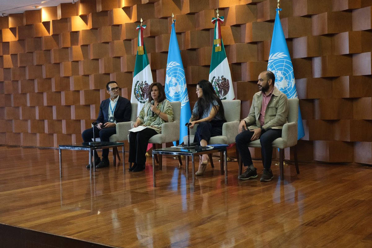 La contaminación por plásticos amenaza la salud humana y del 🌎, empeorando la triple crisis global: cambio climático, pérdida de biodiversidad y contaminación. 
Agradezco la invitación de <a href="/SRE_mx/">Relaciones Exteriores</a> de sumar a <a href="/ONUMX/">ONU México</a>, <a href="/FAOMexico/">FAO México</a>, <a href="/PNUD_Mexico/">PNUD México</a> y PNUMA para aportar a este instrumento