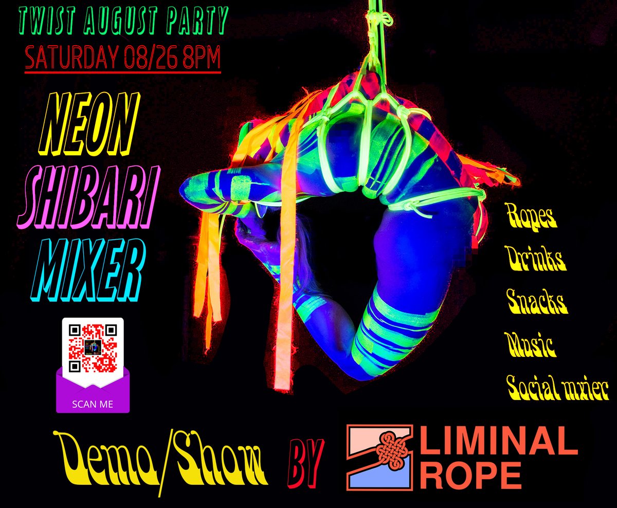 ladyrougelove's tweet photo. UPDATE TO TWIST 8/26! Confirmed Co-host @LiminalRope will do gracing our party with show/demo and audience participation😈😈Get yours now! @femdomphila Don't forget to book a hostess while you are partying;> https://t.co/z0l5wwEwt6