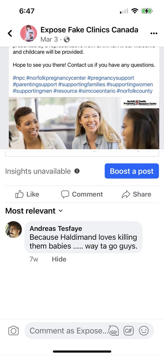 FakeClinicsCdn's tweet photo. Don’t like abortion. Don’t have one. https://t.co/NtZM8LFbey
