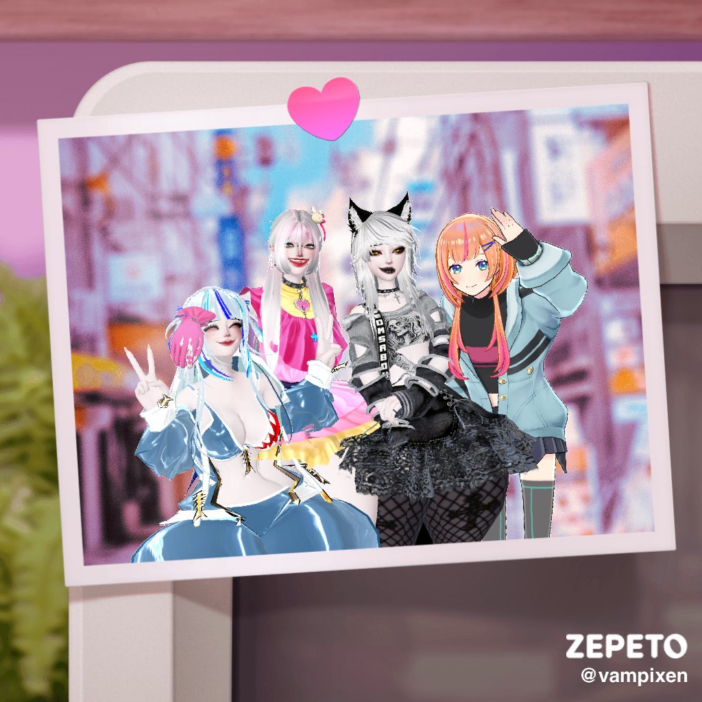 VtuberOni's tweet photo. #ZEPETOxKIZUNA Teehee. Yes three of the models are mine :) 

#Vtuber #VTuberEN #ZEPETO #aikizuna #VTUBERSUPPORTCHAIN #Vtubers #smallstreamer https://t.co/0KDH2G6c03