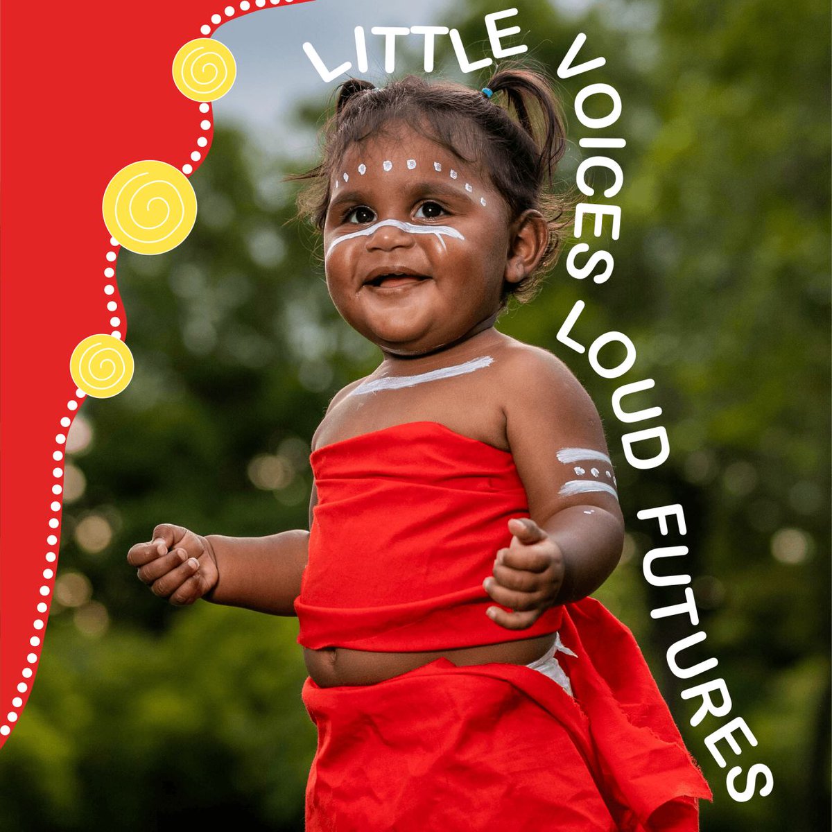 Today is National Aboriginal &Torres Strait Islander Children's Day, an important day to acknowledge the strength, resilience, & culture of Aboriginal &Torres Strait Islander children.

The theme for 2023 is “Little Voices, Loud Futures.”
@SNAICC #LITTLEVOICES #LOUDFUTURES