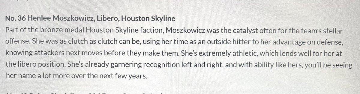 henlee moszkowicz (@henleeryan) on Twitter photo Big thank you to <a href="/PrepVolleyball/">PrepVolleyball.com</a> for this write up in the 2026 diamond defenders !!!
<a href="/HoustonSkyline/">Houston Skyline</a> <a href="/MagnoliaVBALL/">Magnolia Volleyball</a> Big thank you to <a href="/PrepVolleyball/">PrepVolleyball.com</a> for this write up in the 2026 diamond defenders !!!
<a href="/HoustonSkyline/">Houston Skyline</a> <a href="/MagnoliaVBALL/">Magnolia Volleyball</a>