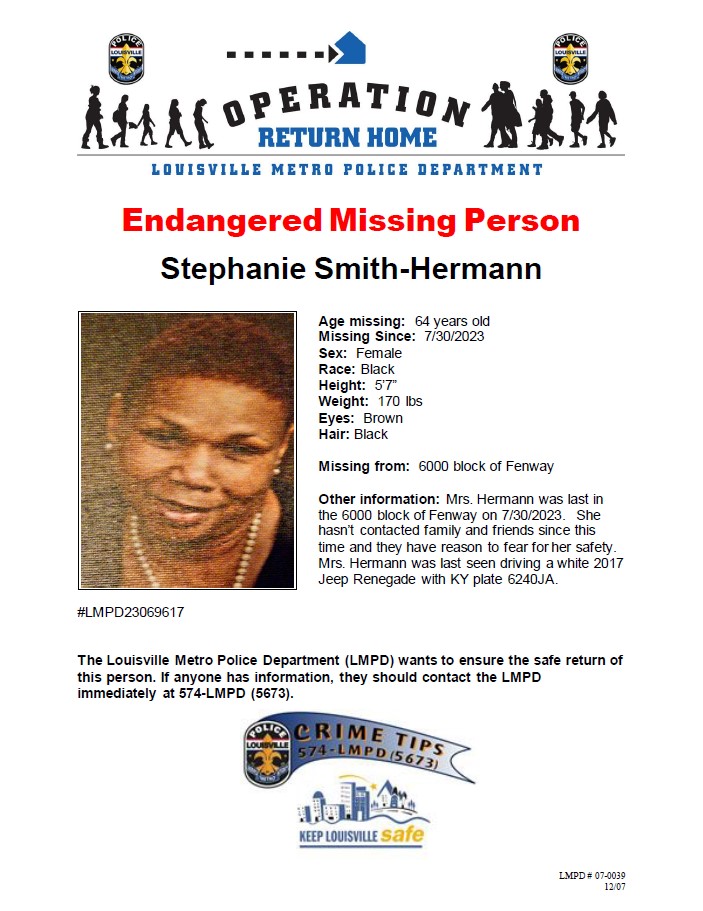 Official Flyer: #LMPD #MissingPersons