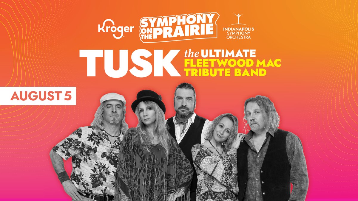 TUSK: THE ULTIMATE FLEETWOOD MAC TRIBUTE BAND

Tusk has been criss-crossing the country since 2008 as The Ultimate Fleetwood Mac Tribute!

Get your tickets at: indianapolissymphony.org/event/tusk-fle… 🎟️

#INDYSYMPHONY