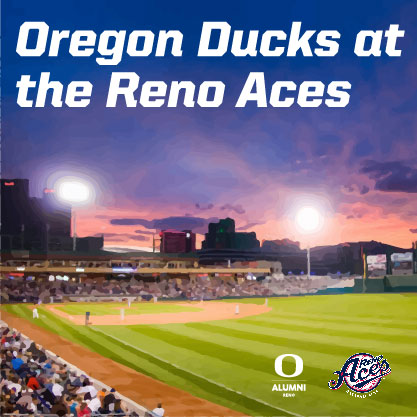 UOAlumni's tweet photo. Calling all Reno Ducks! ๐ฆ Tomorrow is your last chance to register for the Ducks Takeover at the Reno Aces baseball game Friday, August 18, 2023, at 6:35 p.m. ๐
Register here: https://t.co/be1uMj5eKj or call 800-245-ALUM.
#DucksTakeover #AcesBaseball #UOAlumni #GoDucks https://t.co/TWffkQGtYR