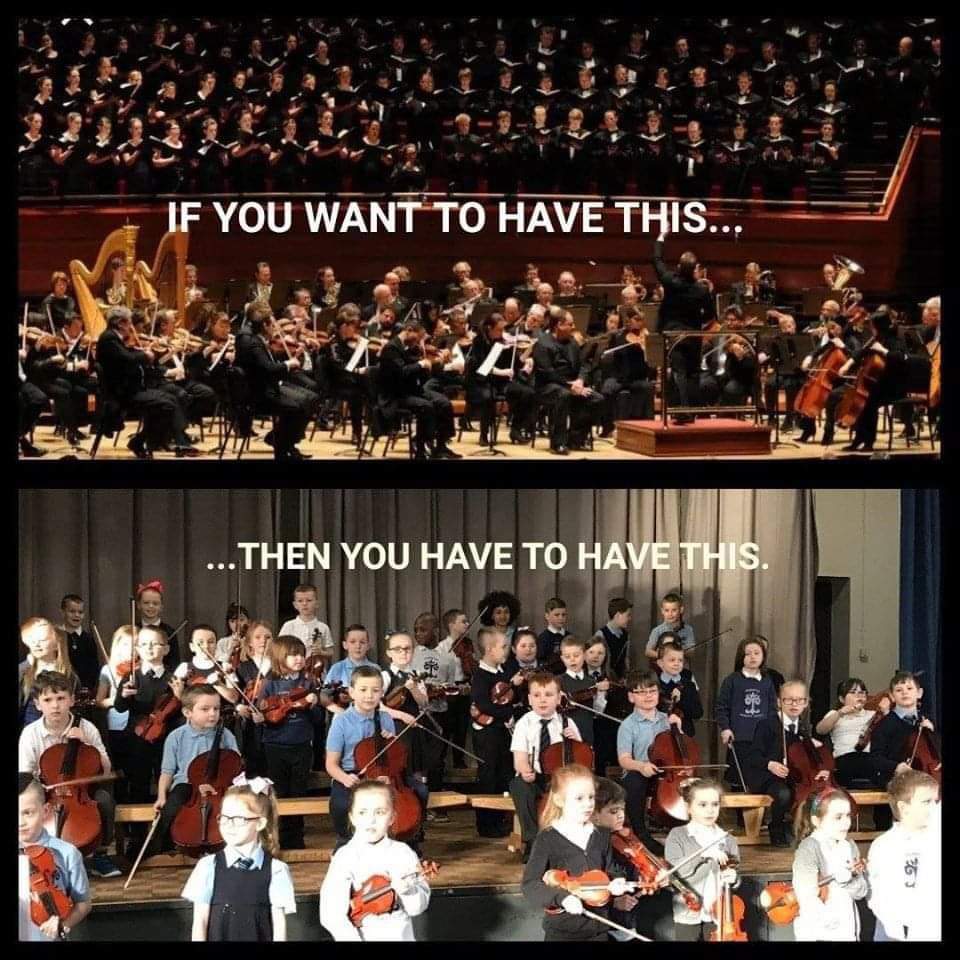 The arts matter! 🎶