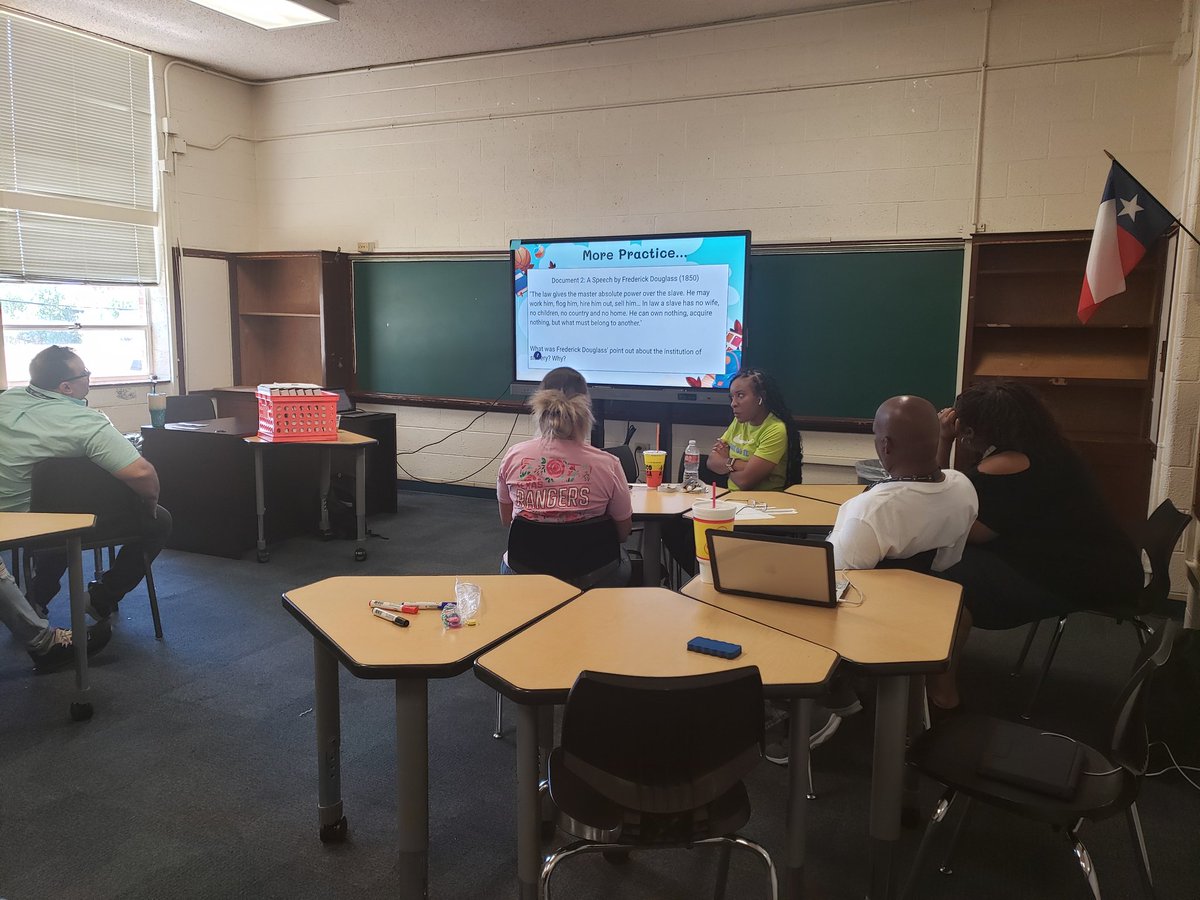 Working <a href="/LAForestOak/">Leadership Academy at Forest Oak</a> w/ my SS crew on implementing the RACE strategy into instruction. Excited about this new journey w/ my teachers!
#allinwithLAN
#leadershipacademynetwork
<a href="/FannySancen/">Sancen</a> 
@StevenM01994744 
<a href="/ShanaDay88/">Shana Day</a> 
<a href="/leaanneroach/">Lea Anne Roach</a>
<a href="/JanaeCapshaw/">Janae Mosbey-Capshaw</a>
<a href="/pdilley5/">Priscila Dilley, Ed.D</a> 
<a href="/whitneyclark520/">Whitney Clark</a>