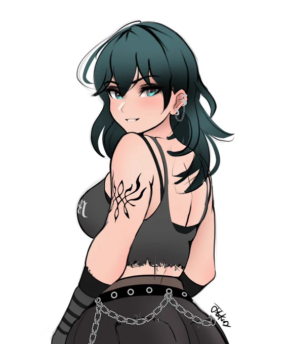 sketch - goth byleth