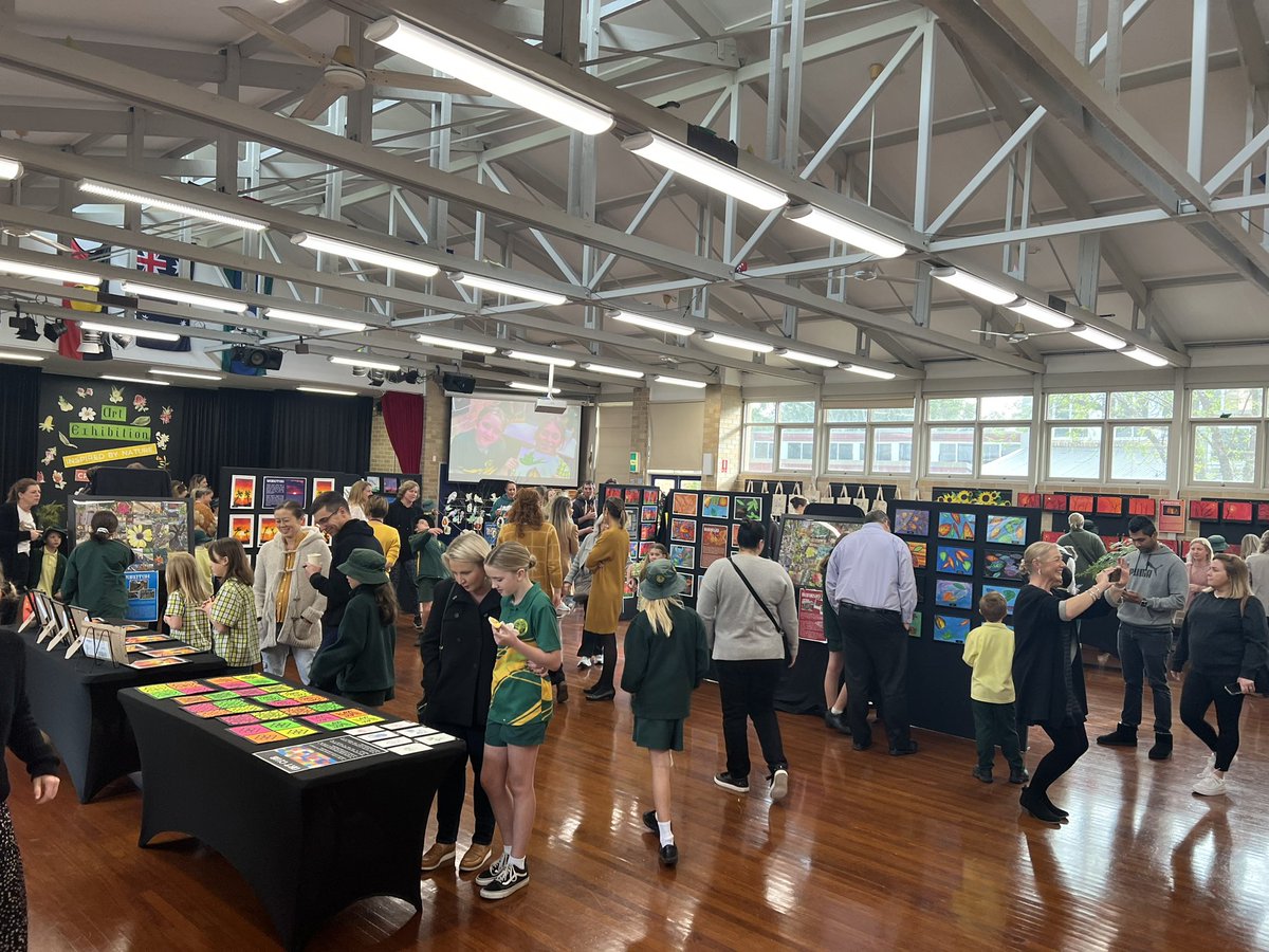 lizrudder01's tweet photo. Education Week 2023🍎. Our Parent Breakfast, Art Exhibition and Open Classrooms was a huge success. Such inspirational teachers at Bonnet Bay PS. #175yearsofpubliceducation https://t.co/rhPwuG3YgK