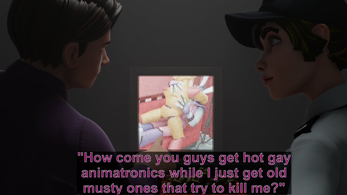 DOOFus on X: The unfairness of it all-everyone deserves hot gay  animatronics! M Afton by umongus off SFM-I think? Vanessa off The Model  resource. G Bonnie by SGanimations GFreddy by Turbosquid. GlamrockFreddy 