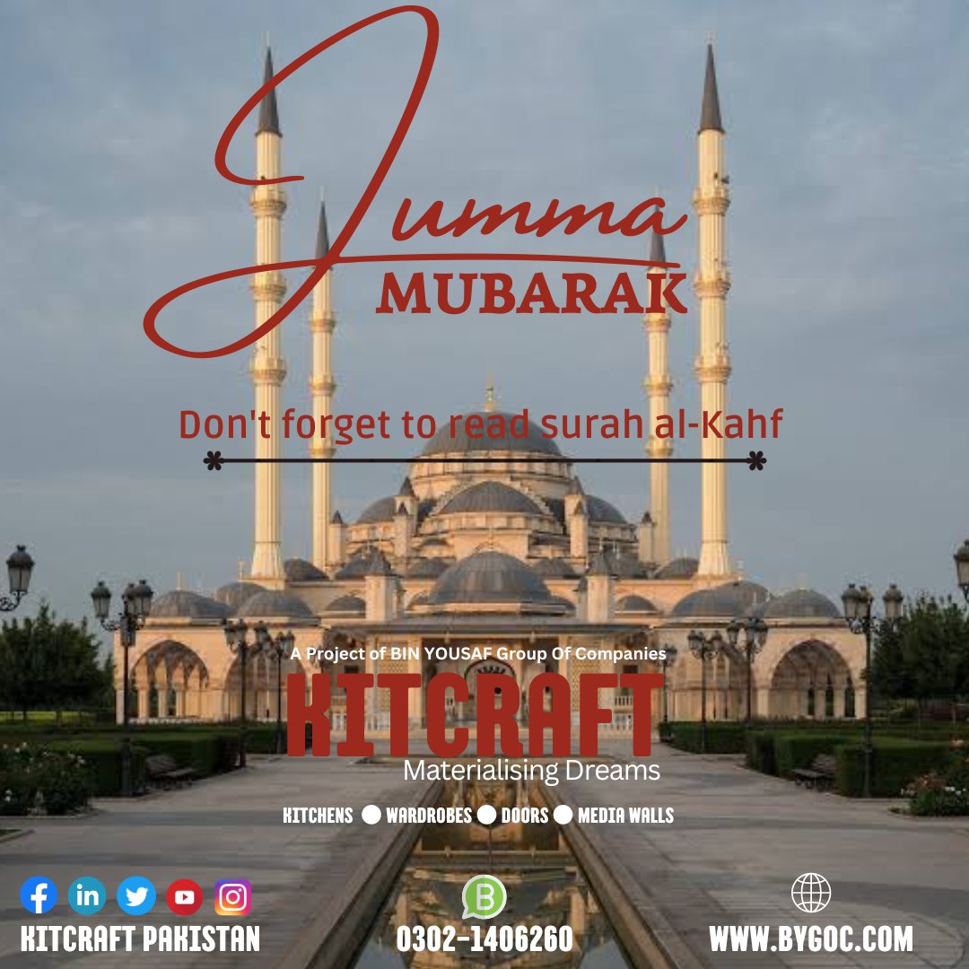 KitcraftPK's tweet photo. Juma Mubarik
#holyday #fridayfeeling #friday #bleesingsofholyday #blessed https://t.co/TVklAqDRNH