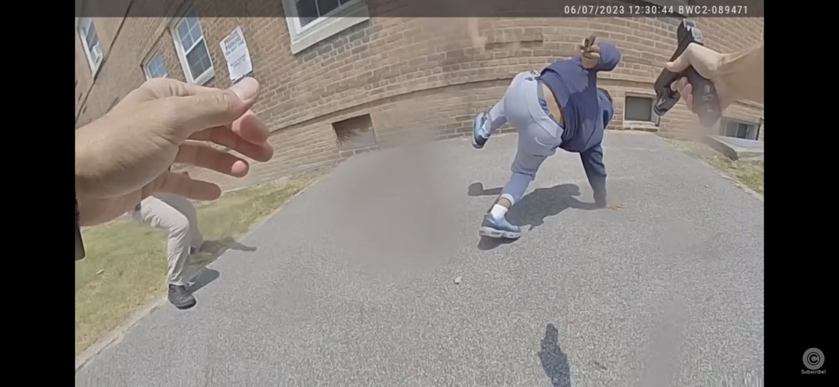 This is Euclid Oh.  For those who immediately declare outrage over officers shooting suspects in back, look closely at this image and let it set it.