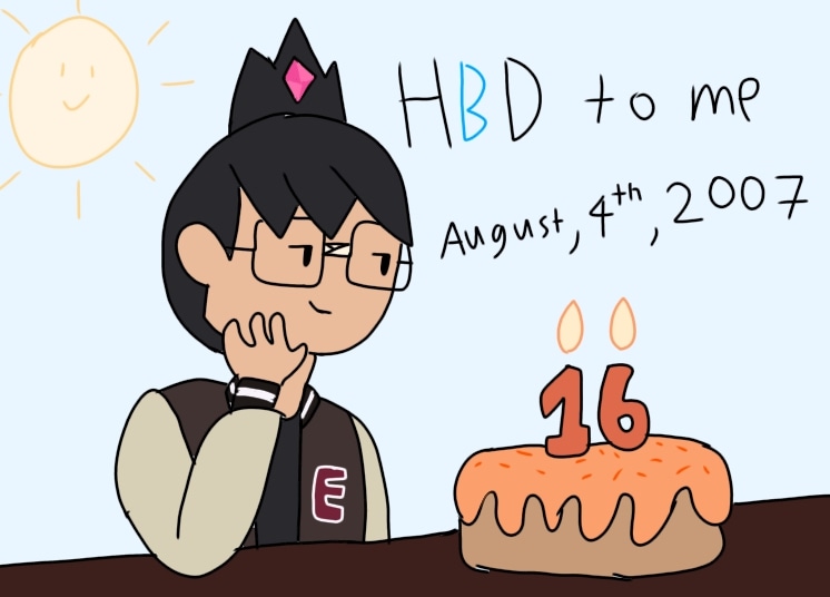 CassiopeiaCB's tweet photo. August 4th 2007
Happy Birthday To Me
#happybirthday
#drawingmyself https://t.co/OcU832XNLG