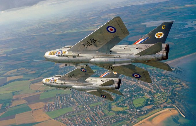4th August 1954 Britain's first supersonic fighter plane, the English Electric Lightning P-1, made its maiden flight.