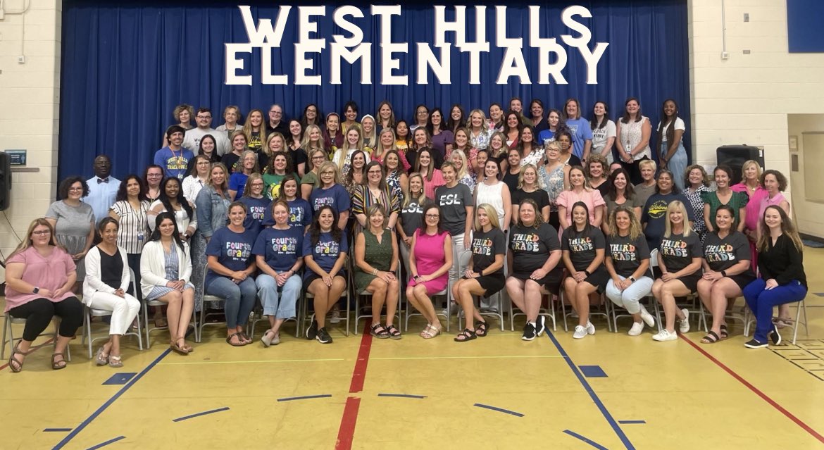 West Hills Staff is excited for a great school year!💙💛🐺