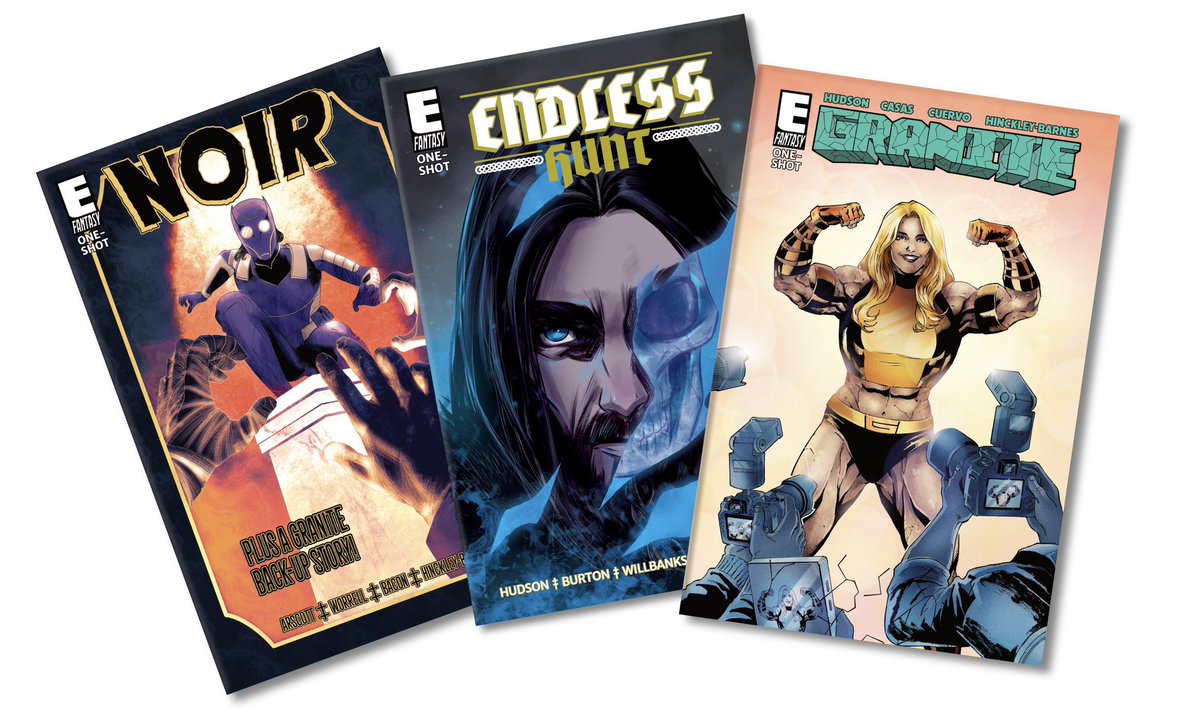 CBDevin95's tweet image. Reward Spotlight! Do you want to get all three comics that we offer on the campaign in one convenient package? Well back the One-Shot Bundle to grab each Cover A! Click the link below to back the reward today.