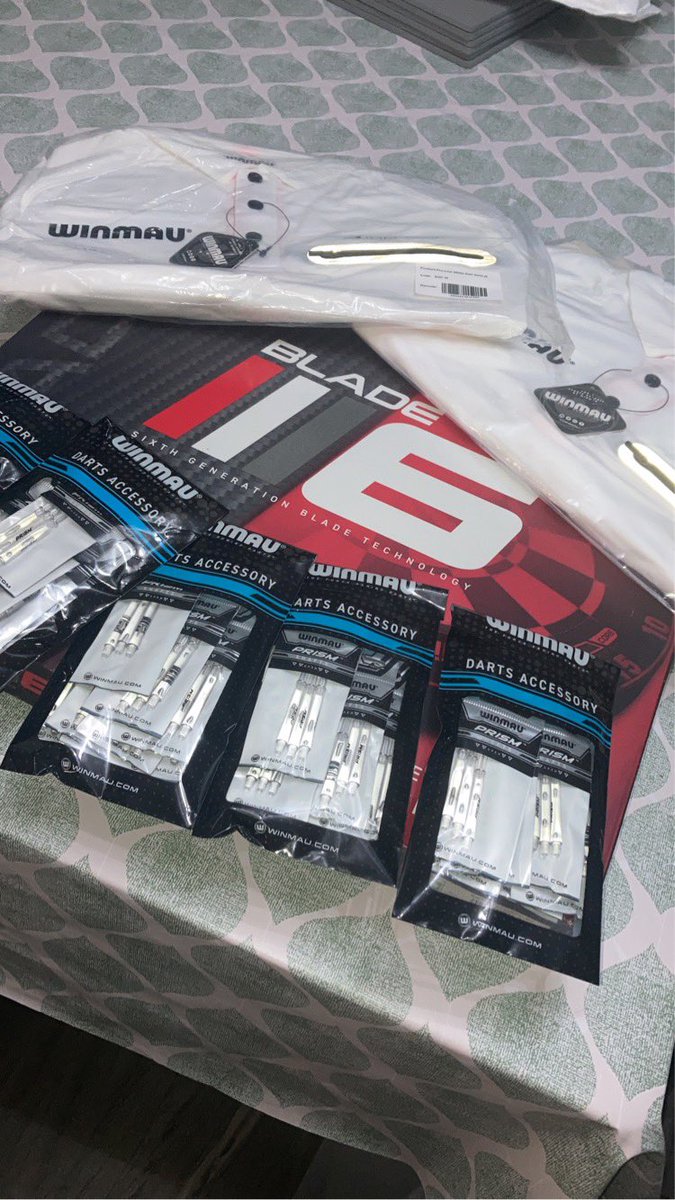 BenMccaffrey5's tweet photo. Thanks @Winmau sorting me out as always #blade6 #X https://t.co/vqFIHdDYlA