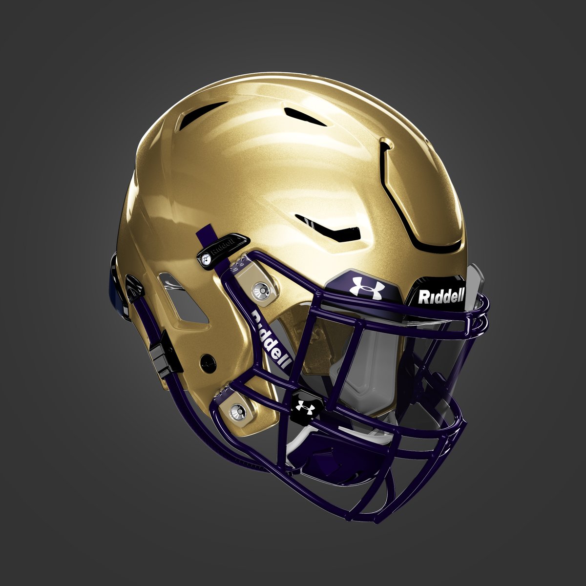 Clean and classic Vegas gold lids for the Routt Catholic Rockets!

Got some things in the works for their entire helmet history, too. Stay tuned 👀

Rockets open their '23 season on the road against Calhoun/Brussels!

#RocketNation🚀 #22Days