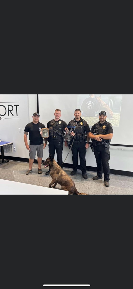 Happy Retirement K9 Bane!! Thank you Bane and K9 Officer Smith for all you have done the last 6 years!