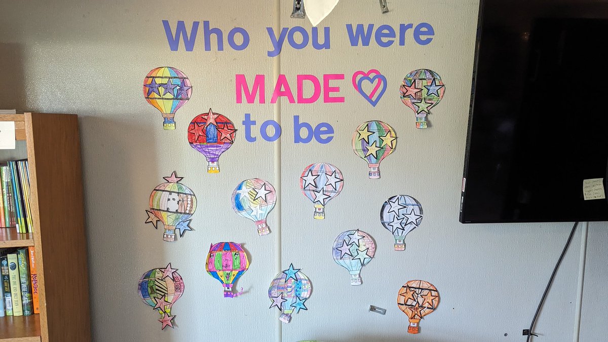 Ms. Reed (@readwithmsreed) on Twitter photo We read the book The World Needs Who You Were Made To Be by Joanna Gaines yesterday and talked all about our differences! Then we created our own unique hot air balloons with special words describing who we are. What an amazing group we are!
<a href="/SalemElementary/">Salem Elementary</a> #SalemMovesMountains We read the book The World Needs Who You Were Made To Be by Joanna Gaines yesterday and talked all about our differences! Then we created our own unique hot air balloons with special words describing who we are. What an amazing group we are!
<a href="/SalemElementary/">Salem Elementary</a> #SalemMovesMountains