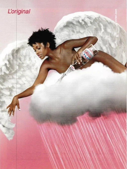 evian magazine ads (1999) 