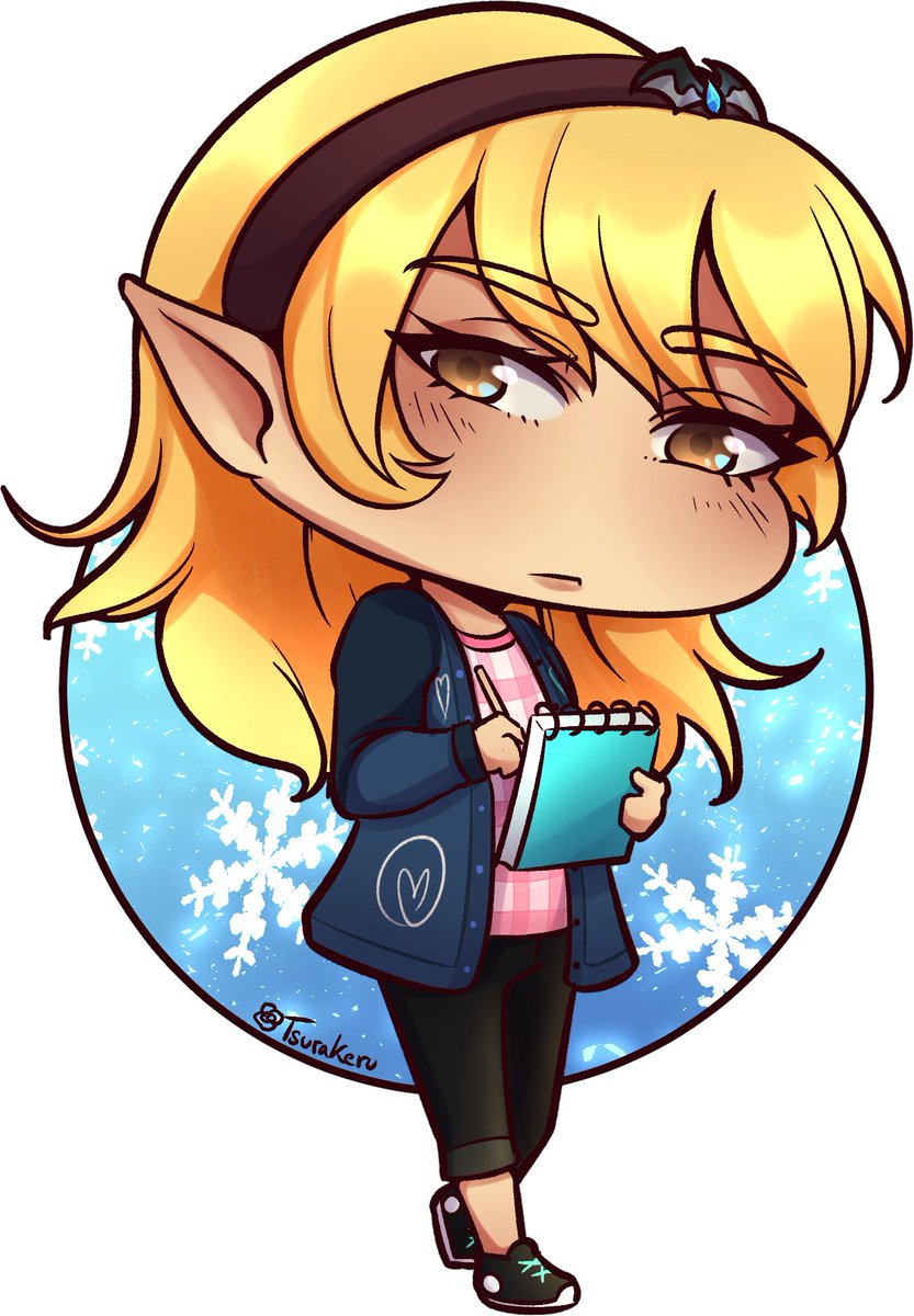 16. A pretty chibi [revenge] for <a href="/CrystalVisione/">SOLEIL • trying to be active ig</a> !!
She's super cute and I'm wishing the best for her 🌼