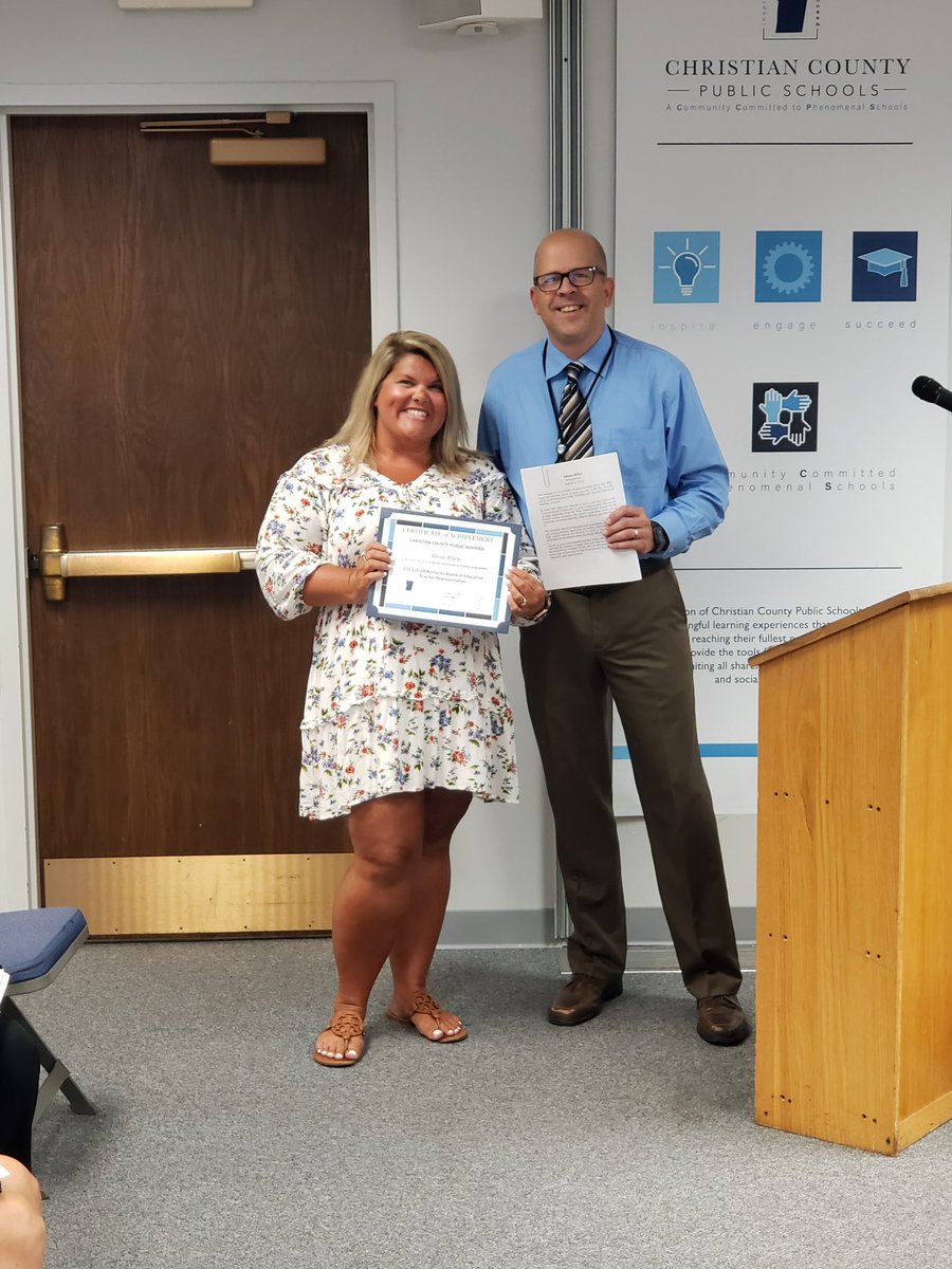 Thank you to <a href="/BentzelChris/">Chris Bentzel-CCPS Superintendent</a> and my CCPS family for recognizing me at tonight’s board meeting. I am truly appreciative of the opportunities and support I have been given, and hope to make CCPS proud over the next year.