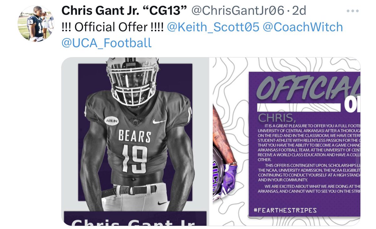 Congratulations <a href="/ChrisGantJr06/">开云体育凯发娱乐明升体育娱乐平台NB棋牌开云168体育GB视讯BYB体育天天游戏开元棋牌AG真人</a> for your offer to <a href="/UCA_Football/">𝗨𝗖𝗔 𝗕𝗘𝗔𝗥𝗦 𝗙𝗢𝗢𝗧𝗕𝗔𝗟𝗟</a> @Coach4343 <a href="/NatlPlaymkrsAca/">NatlPlaymkersAcademy</a> <a href="/CoachTBarr/">#BESTAVAILABLE</a> <a href="/Keith_Scott05/">KsRecruitingTalk</a> <a href="/CoachWitch/">Justin Witcher</a> <a href="/NPAnortheast/">NPAnortheast</a> <a href="/BallHawkU/">BallHawkU 🏈🦅</a> <a href="/CoachDNoDaysOff/">CoachD🦍NoDaysOff</a> <a href="/CedrickWilson13/">Cedrick Wilson</a> <a href="/supermax100_/">Super Max 100</a>