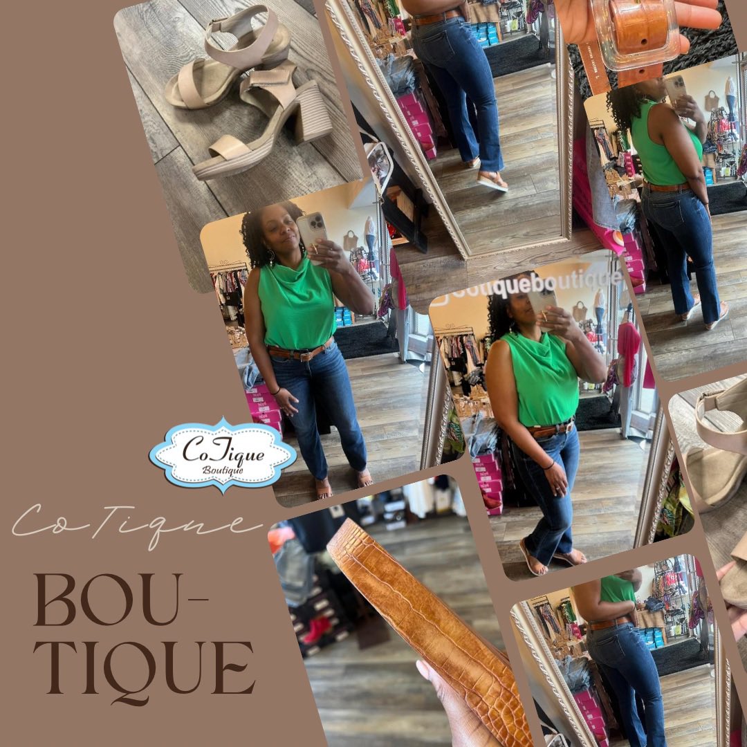 Cotiqueshop's tweet photo. Y’all come shop with us this weekend! So many good things PLUS more jeans!
💚Open 12-6 Monday-Saturday
#shopsoon #shoplocal #shopjeans #inmyjudyblues #boutiquefinds https://t.co/KdJ0Al7lwt