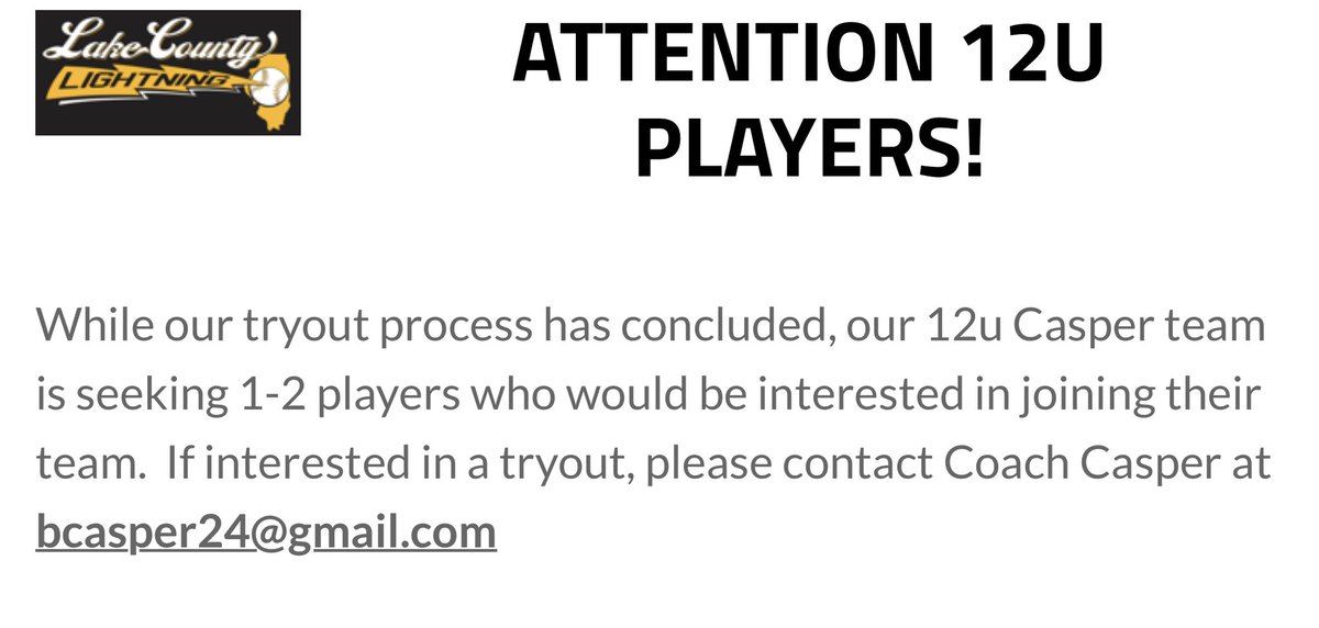 Lake County Lightning tweet media