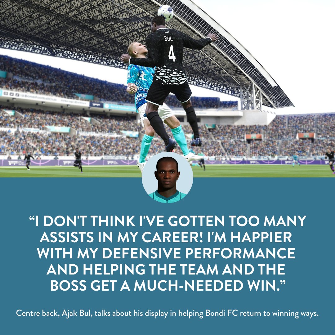 BondiFCOfficial's tweet photo. Ajak Bul talks about his display in helping us return to winning ways ๐ฅโฝ๏ธ
#BONNUS #BondiFC #Bondi #HeapsBetter https://t.co/ghLG5J7yxy